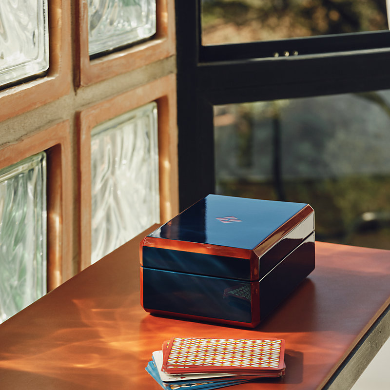 Facettes Habits de Cour bridge card box | Hermès Singapore